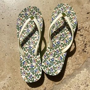 Tory Burch rubber flip flops. Size 8